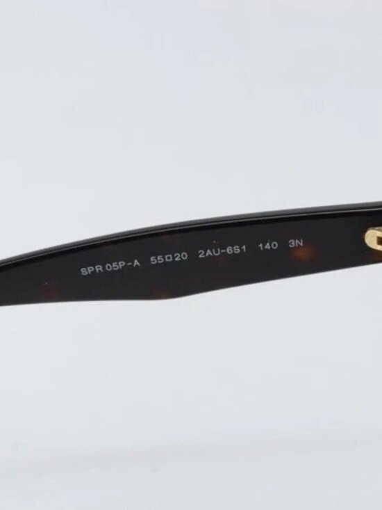 PRADA Sunglasses plastic Brown Auth bs33301